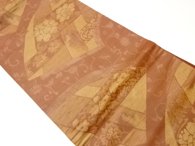JAPANESE NAGOYA OBI / WOVEN JIGAMI PATTERN